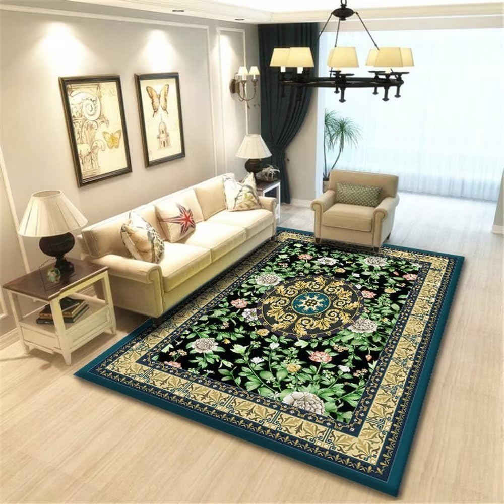 Tapis de chambre adulte motif plantes pour une déco nature