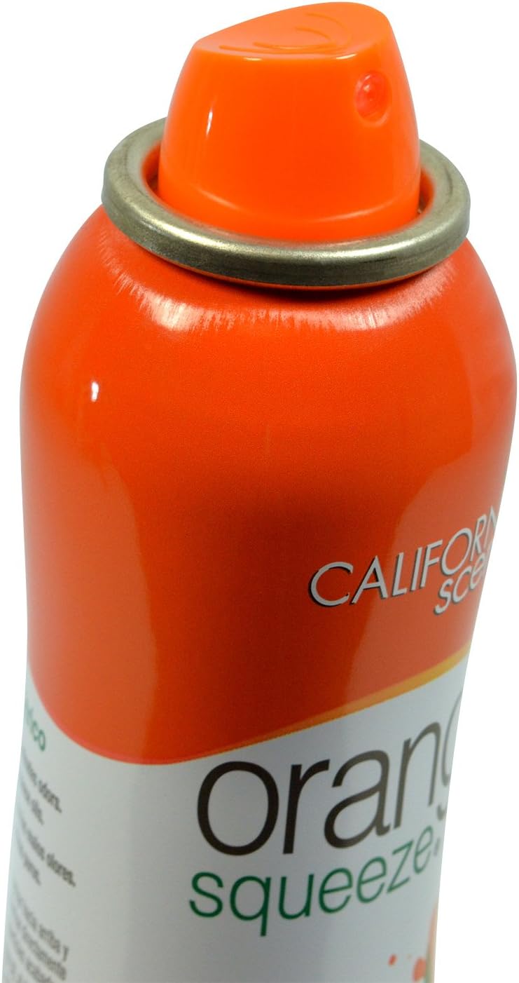 California Scents Orange Squeeze 3.5 Oz Air Freshener Spray (6 Packs, Orange Squeeze)