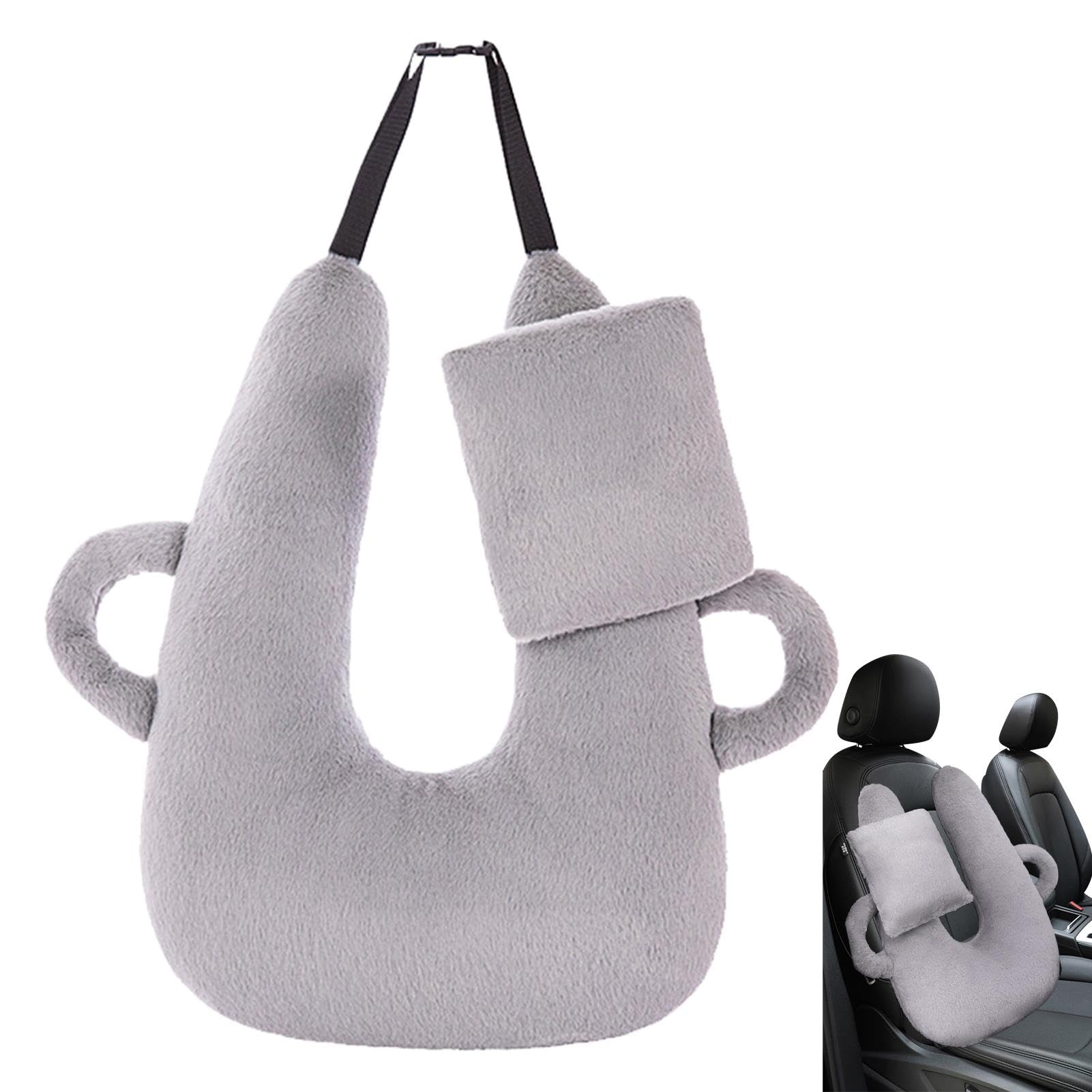 Cuscino da viaggio per auto, cuscino da viaggio a forma di U, cuscino per il collo del sedile 'auto | Cuscino per seggiolino auto, cuscino da viaggio per viaggi a lunga distanza, molteplici usi per lunghi via