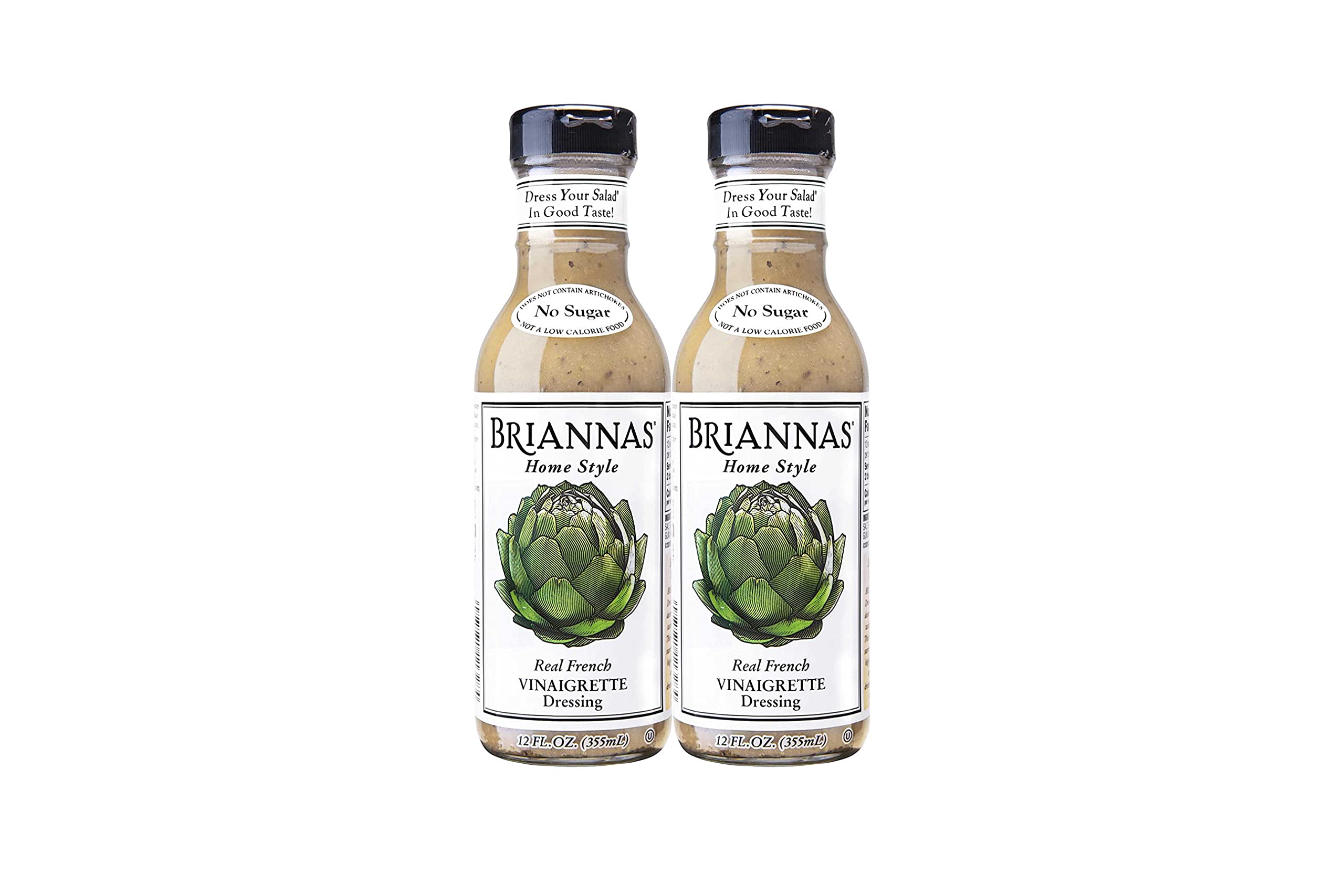 Brianna's Real French Vinaigrette Dressing 355ml - Pack of 2