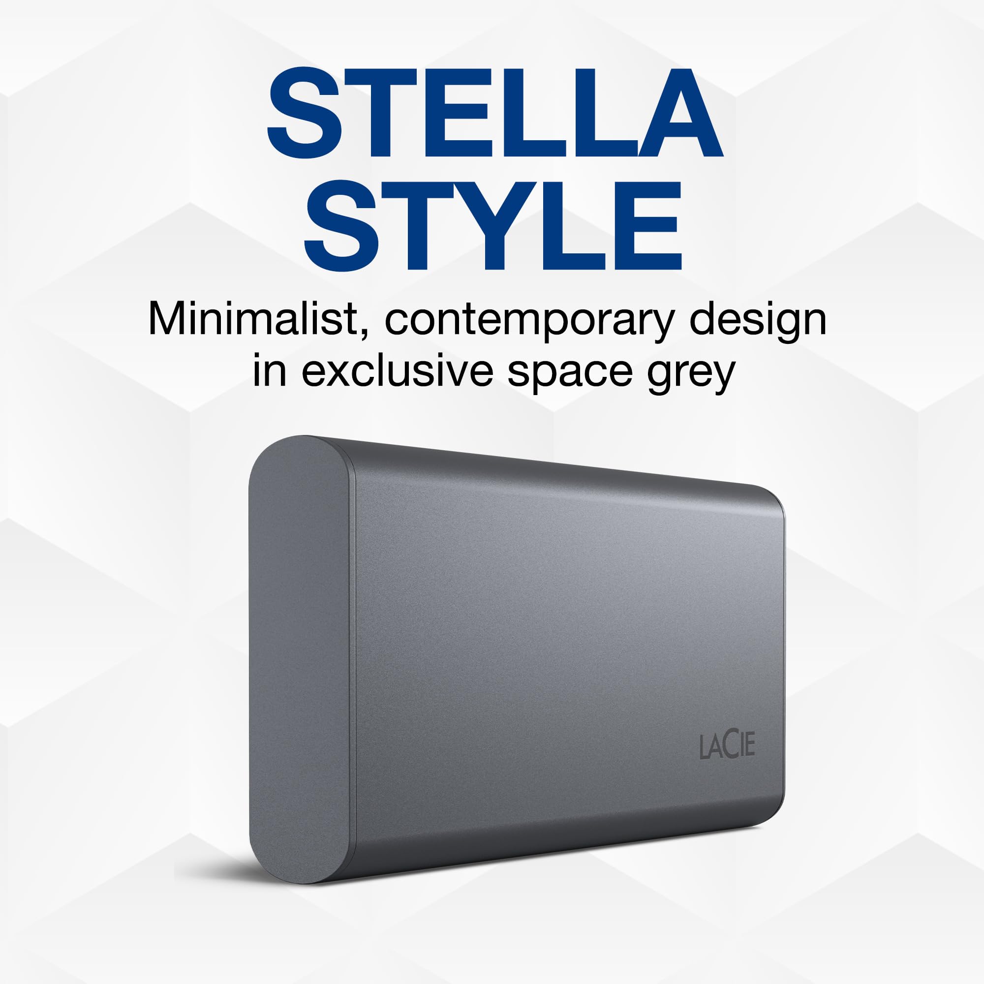 【新品未開封】LACIE Mobile SSD 1TB LaCie Mobile SSD Secure 1TB — slim design, USB‑C Portable External
