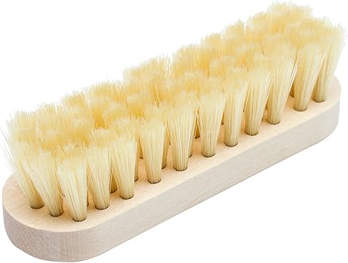 Miniatura 2 de Angelus Cepillo de limpieza de zapatos, cepillo limpiador de cerdas de cerda prémium de 5 pulgadas