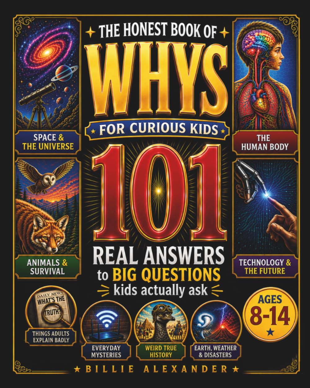 The Honest Book of Whys for Curious Kids: 101 Real Answers to Big Questions Kids Actually Ask
