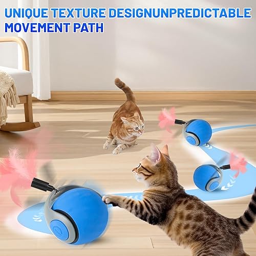 Miniatura 3 de Speedy Tail - 2 unidades, juguete para gatos Speedy Tai L, juguete intearctive Catss de nueva generación 2025, juguetes interactivos para gatos de