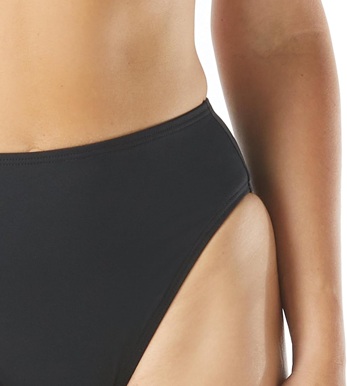 COCO REEF High Esteem High Leg High Waist Bikini Swim Bottom — Tummy Control Swimsuit Bottom