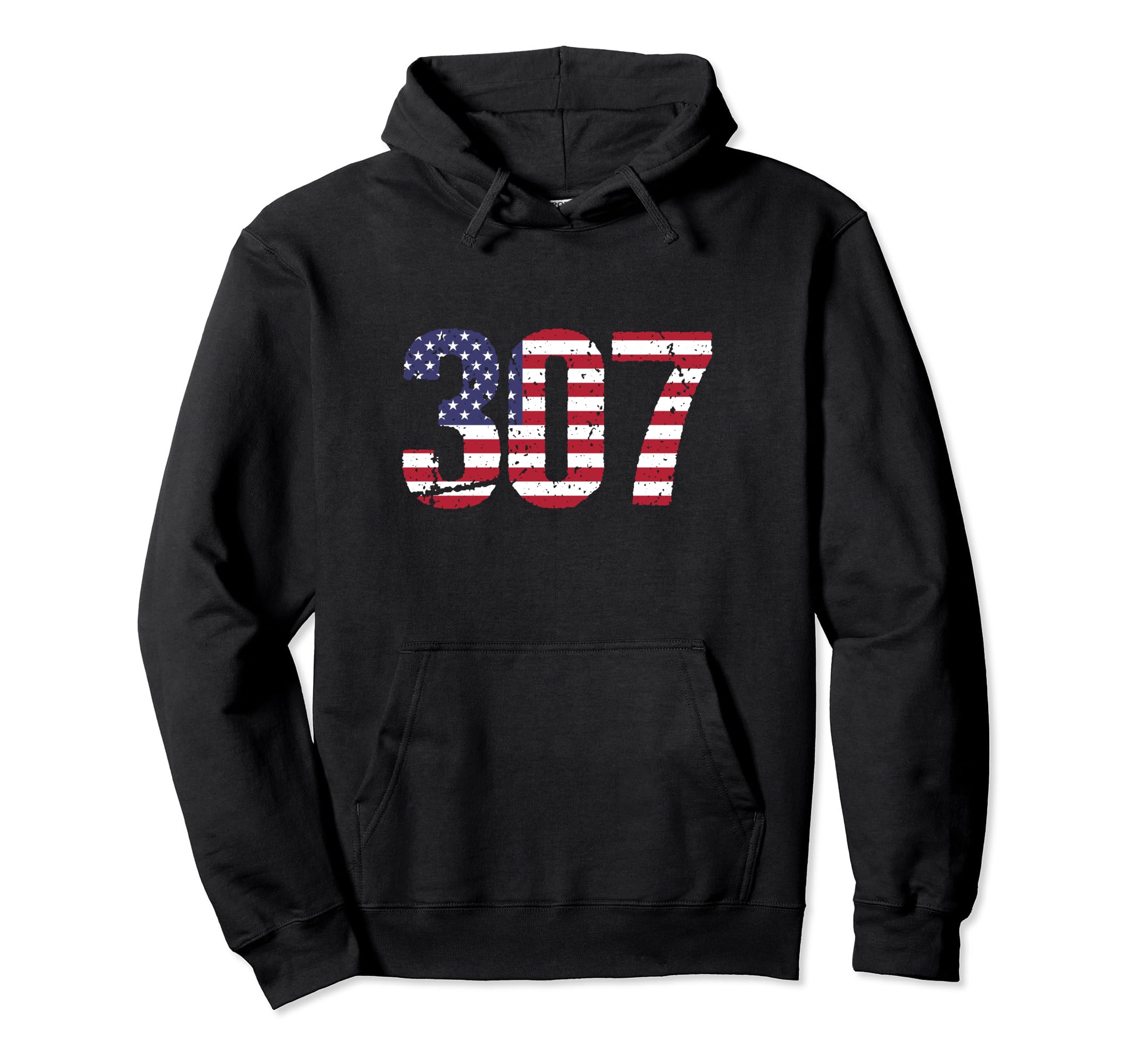 Sponsored Ad - 307 Wyoming Area Code Pullover Hoodie