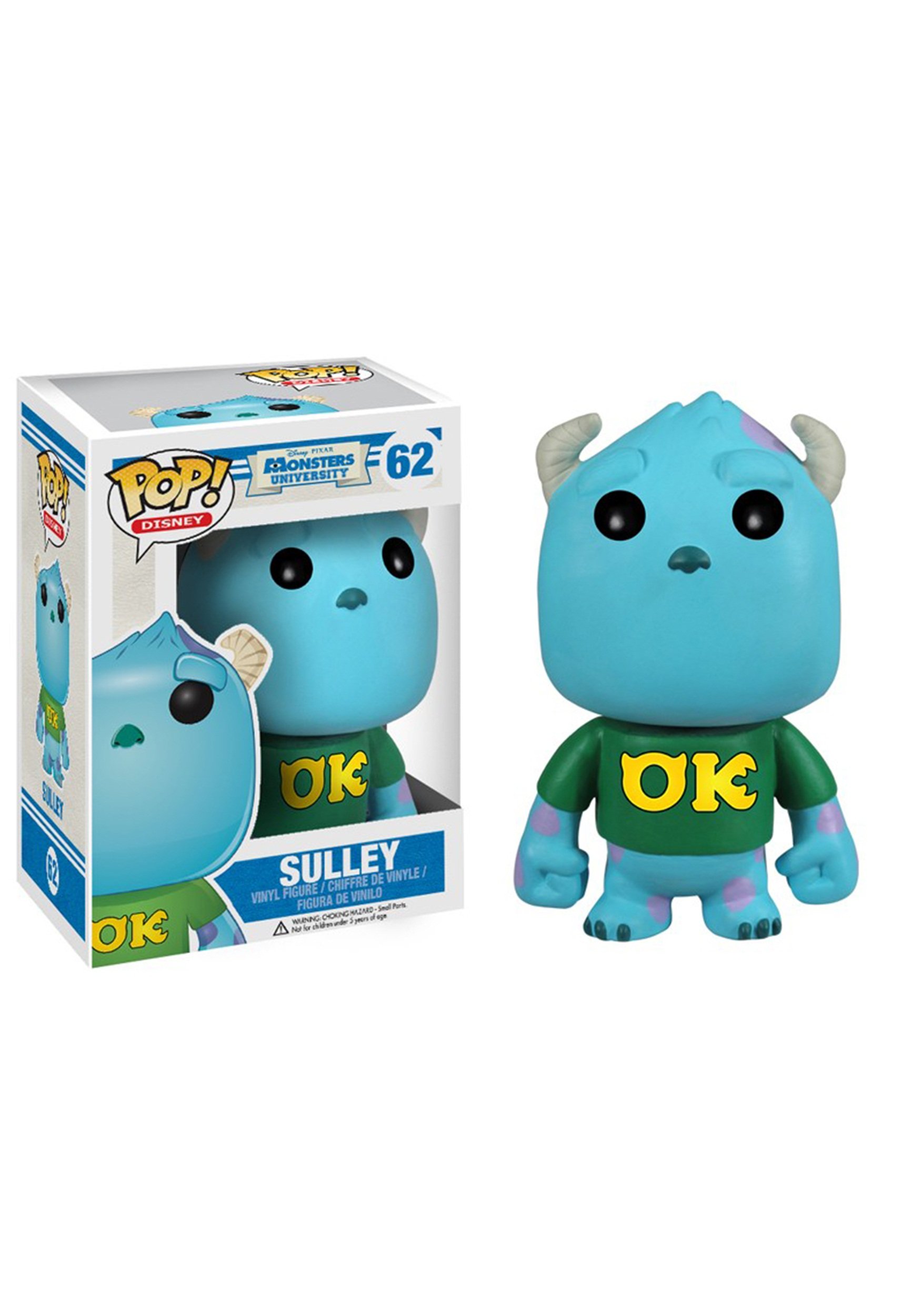 Amazon.com: Funko POP Disney Monsters University: Sulley Vinyl Figure :  Toys & Games