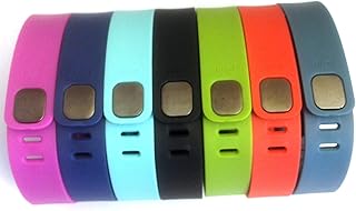 Set 1pc Purple 1pc Navy 1pc Lime Green 1pc Teal (Blue/Green) 1pc Black 1pc Red (Tangerine) 1pc Slate (Blue/Grey) Replacement Bands with Clasps for Fitbit FLEX Only /No tracker/ Wireless Activity Bracelet Sport Wristband FitBit Flex Bracelet