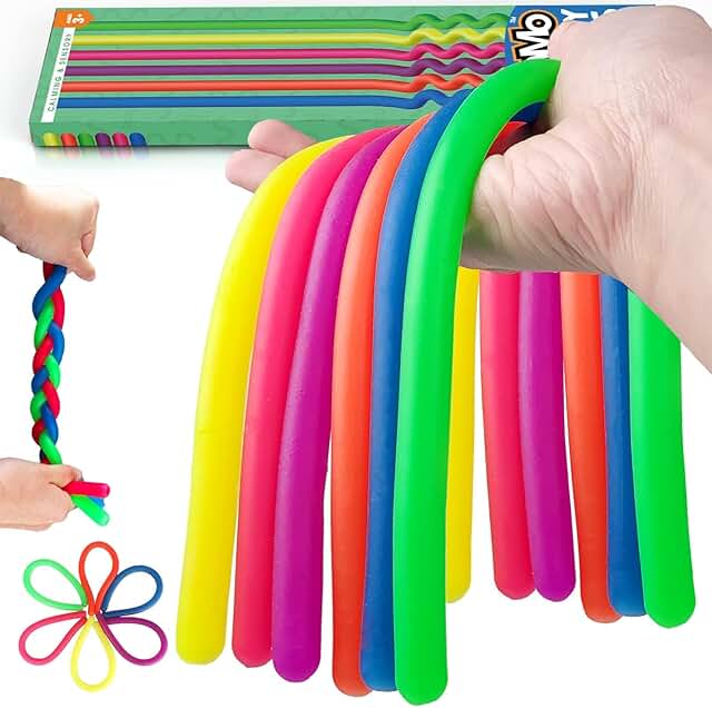 BUNMO Sensory Toys Stretchy Strings for Toddlers 3+ - Stimulating & Addi...