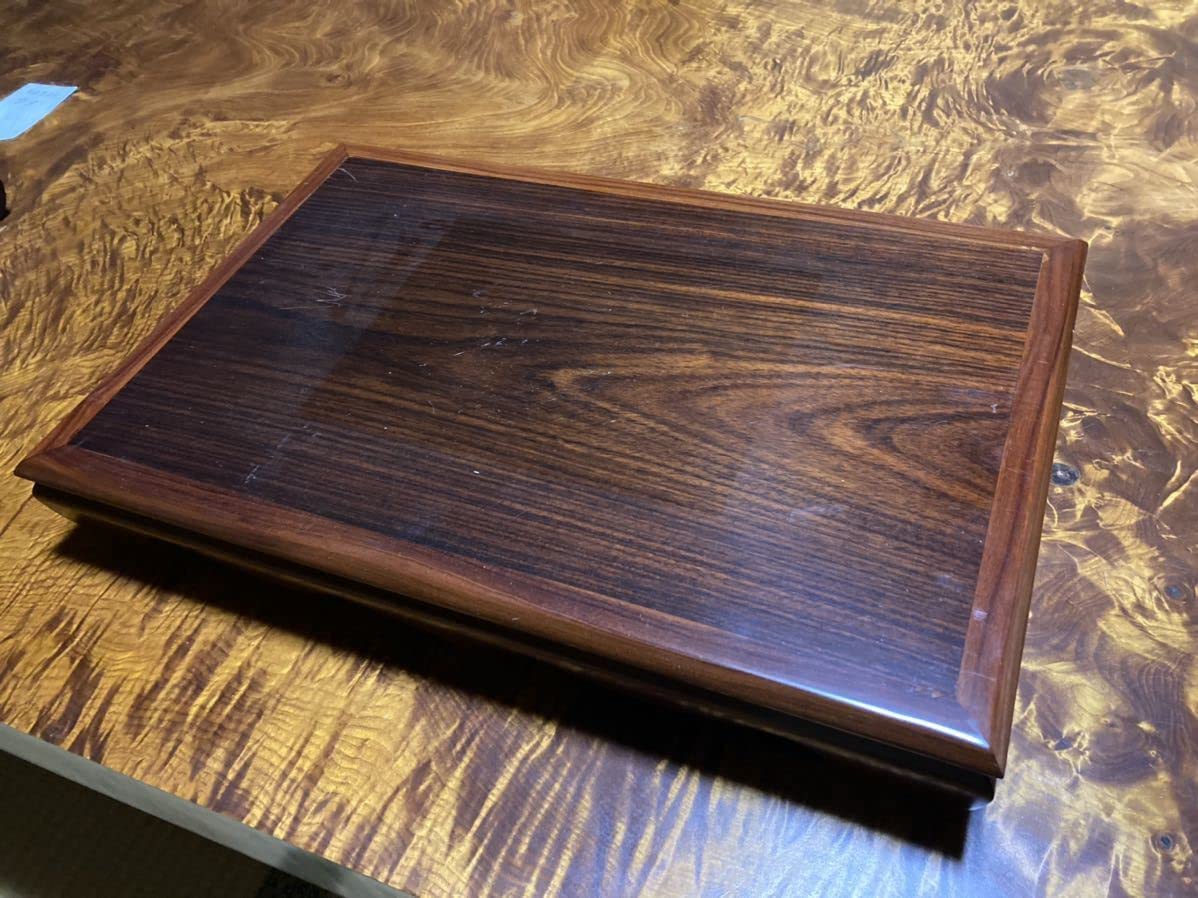 Amazon.co.jp: 花台香炉唐木盆栽黒檀紫檀飾り台昭和レトロ 303