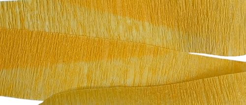 Miniatura 6 de K-Kraft Goldenrod - 2 rollos de serpentinas de papel crepé para cumpleaños, vacaciones, escuela, fiesta