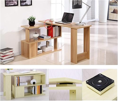 Miniatura 5 de Fasmov Taburete de bar resistente de 10 pulgadas (9.646 in), asiento giratorio de repuesto, base giratoria, placa giratoria, color negro