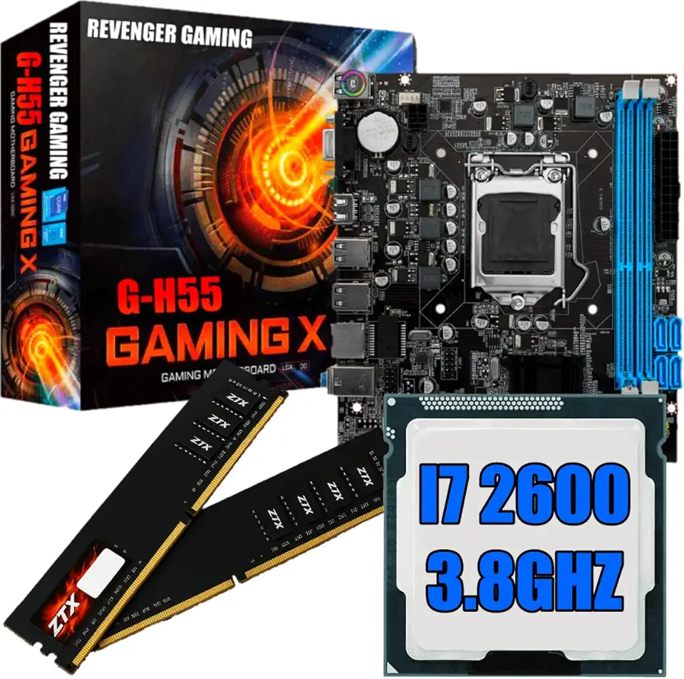 KIT UPGRADE GAMER I7 3.8GHZ + PLACA MÃE + 16GB RAM (16GB RAM)