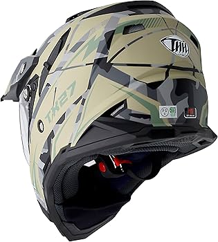 THH TX-27トルーパー マット オフロード ヘルメット Amazon.co.jp: THH TX-27トルーパー カモカーキグリーン・マット