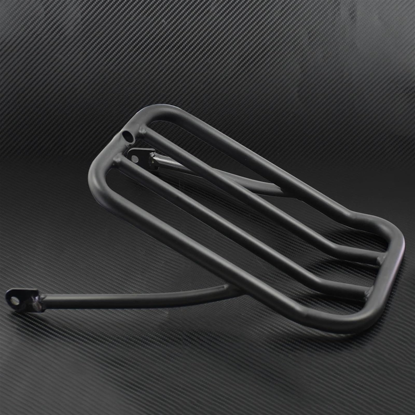 Shyybd Black Motorcycle Sissy Bar Backrest Luggage Solo Shelf Frame Rack For Harley Sportster Xl 883 Xl1200 Forty Eight Backrest Pad(Black)