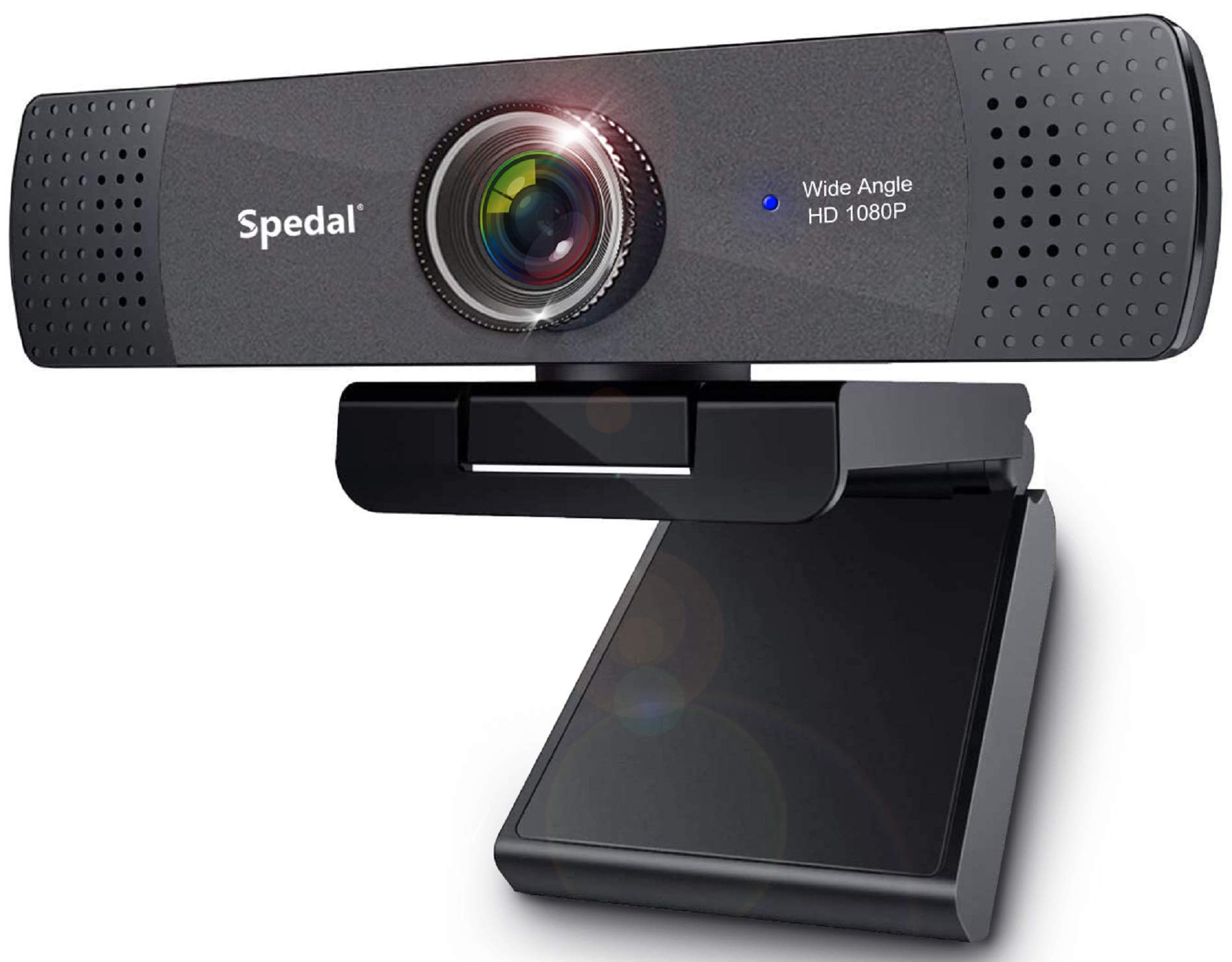 Spedal Full HD 1080P Live Streaming Web Camera with Built-in Microphone for Online Teaching, Video Conference, Calling and Recording, Plug and Play USB Webcam for Desktop Laptop