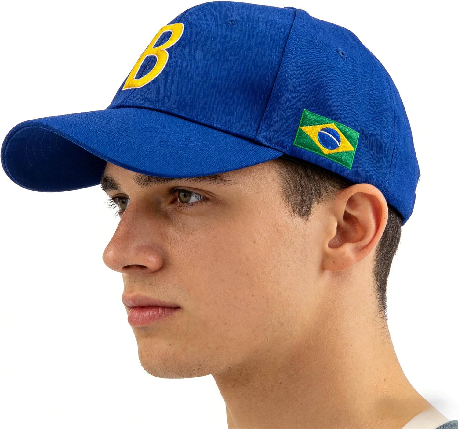 Brazil Flag Baseball Caps Men Women Spring Summer Letters Embroidered Classic Adjustable Hat