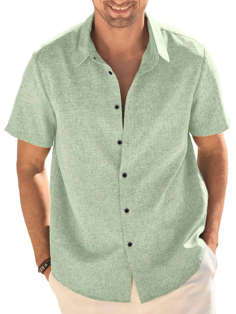 TOPLOT Camicia da uomo vestibilità regolare | Camicia da uomo (5260)