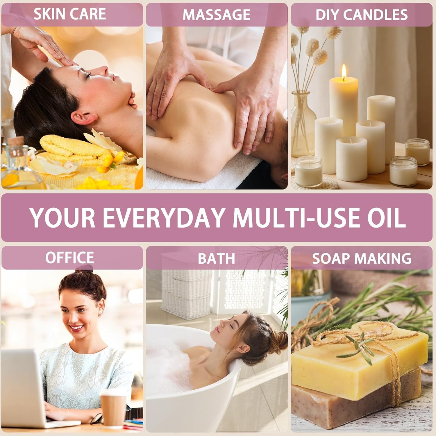 Lotus Essential Oil 4 Fl Oz – Lotus Oil for Diffuser, Aromatherapy, Home Fragrance, Skin & Hair Care, Scalp & Body Massage, DIY Candle and Soap Making, Yoga-120ml - Image 7