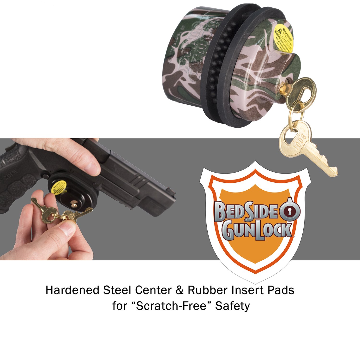 Buy BedSide GunLock Gun Safe Storage Trigger Lock for Guns Pistol