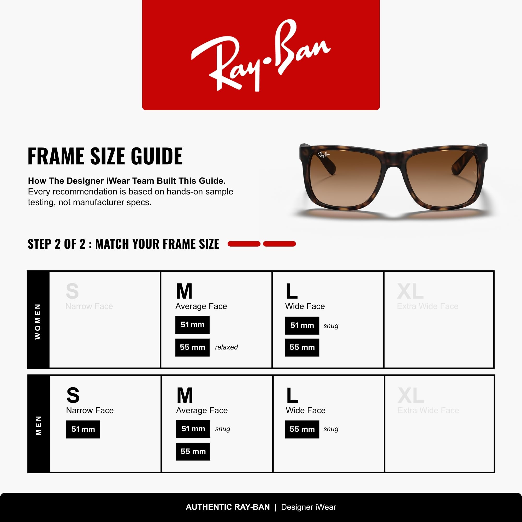 Ray-Ban Justin Occhiali da sole Unisex - Adulto (Pacco da 1)