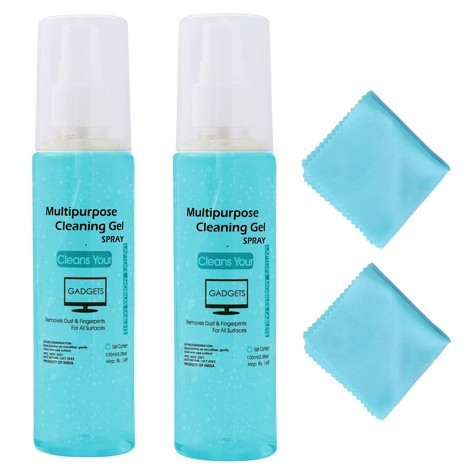 JOXRA [Pack of 2] Screen Cleaner Kit 100 ml for LED and LCD TV, Computer Monitor, Laptop, and iPad Screens (Multicolor) (B0BPP9ZHWV) Amazon Price History, Amazon Price Tracker