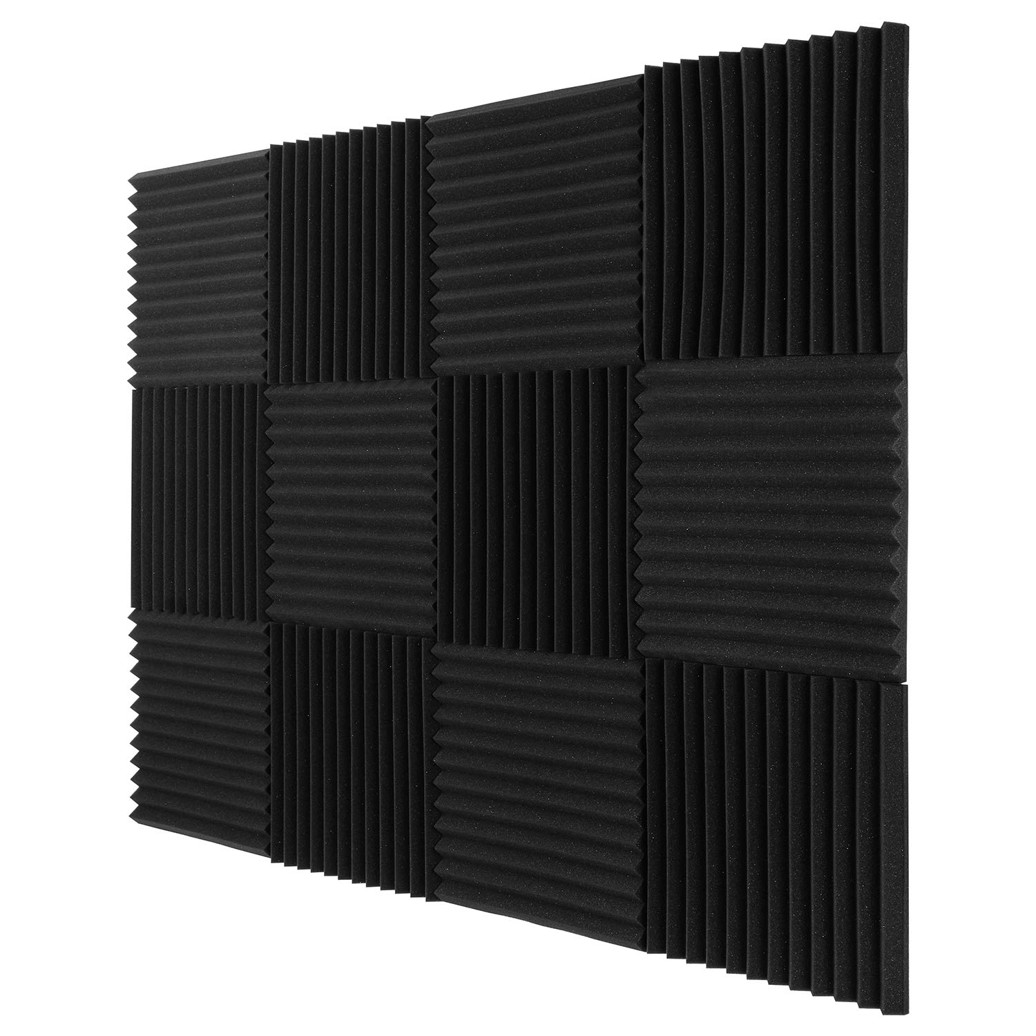 Donner 50Pack Acoustic Panels Sound Proof Foam Panels for Walls, 1" x