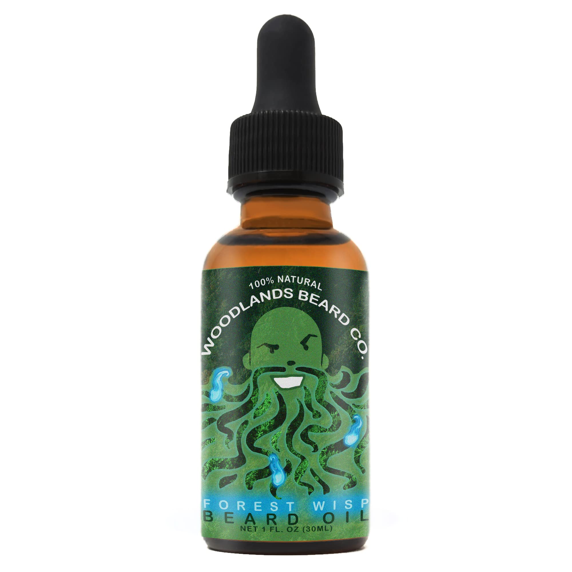 Forest Wisp Beard Oil - Cedarwood, Pine and Cypress Scent (1oz)