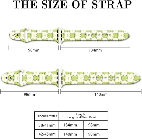 Miniatura 7 de Correas de reloj compatibles con Apple Watch de 1.496 pulgadas, 1.575 pulgadas, 1.614 pulgadas, correas ajustables de silicona suave para iWatch