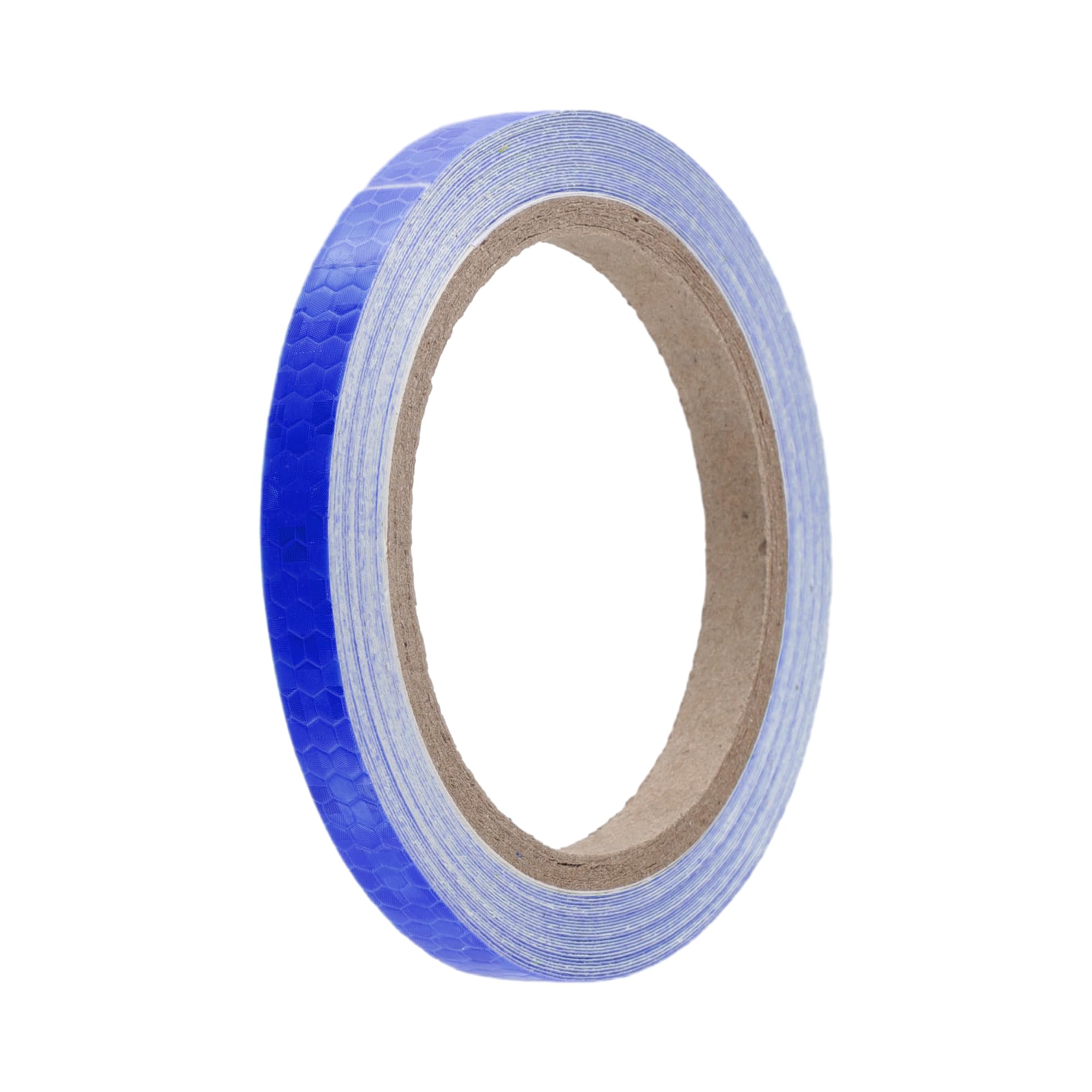 Motoforti Universal Reflective Tape, 1cmx8m, Weather Resistant, PVC, Blue