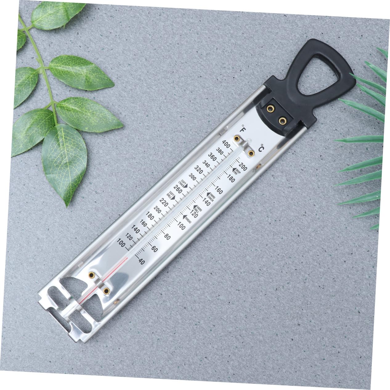 SHOWERORO 2pièces Thermomètre à Sucre Et Candy Double Échelle De Thermomètres De Cuisine Suspendus Pour Mesurer La Température Des Confitures Et Sirops Précis Et Facile à Lire