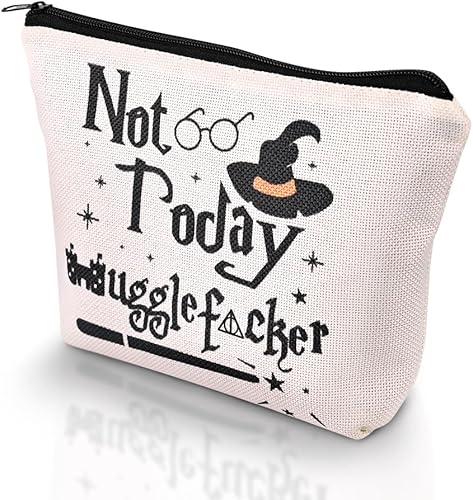 Magic Wizard - Bolsa de maquillaje divertida con texto en inglés "Not Today", regalo para niñas, hermanas y mujeres disponible en Yaxa Venezuela