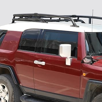 B Pillar Trim Cover Center Window Outer Pillar Post Panel Cover Anti-Scratch Molding Covers Stickers Decorative Exterior Accessories for Toyot@ FJ Cruiser 2007-2021