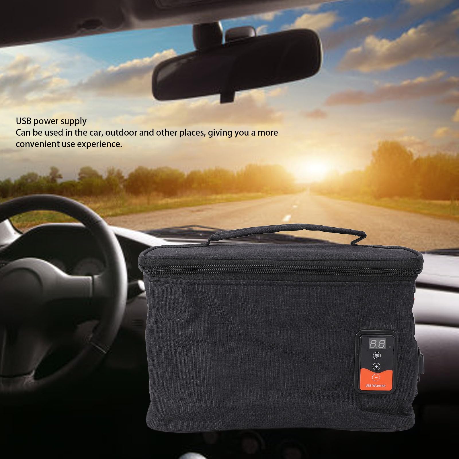 Sxhlseller USB Voiture Chauffage Alimentaire Réglable Boîte à Déjeuner