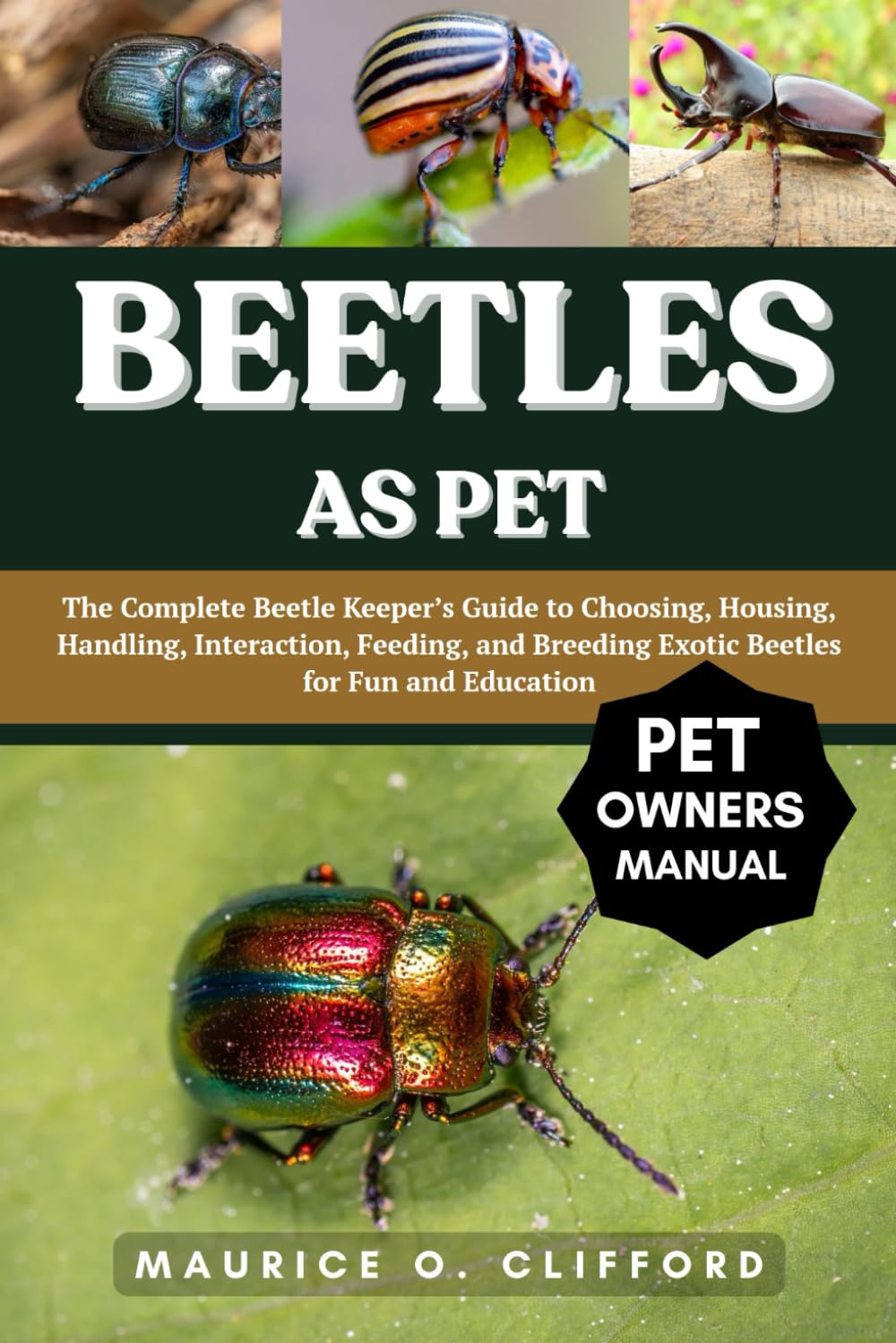 BEETLES AS PET: The Complete Beetle Keeper’s Guide to Choosing, Housing, Handling, Interaction, Feeding, and Breeding Exotic Beetles for Fun and Education