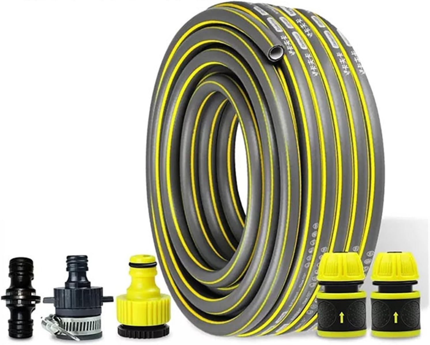 5~40M Watering Hose High-Pressure Garden Water Pipe Household Antifreeze Car Washing PVC Plastic Skin Pipe Multipurpose Tube (Color : A, Size : 5M) (Color : A, Size : 10M)