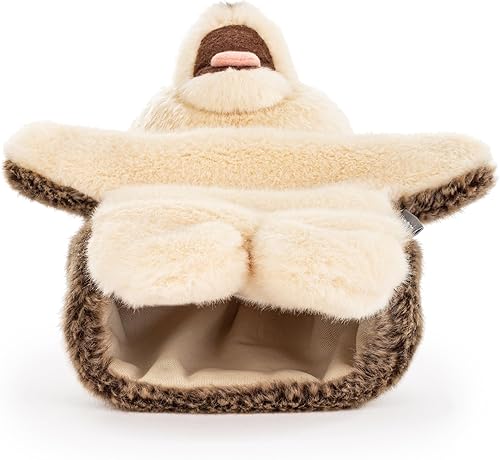 Miniatura 5 de DEMDACO 5004810073 Animalcraft Wolf Grey and Tan 7.5 x 11 Pulgadas Poliéster Suave Peluche Animal Peluche Mano Marioneta