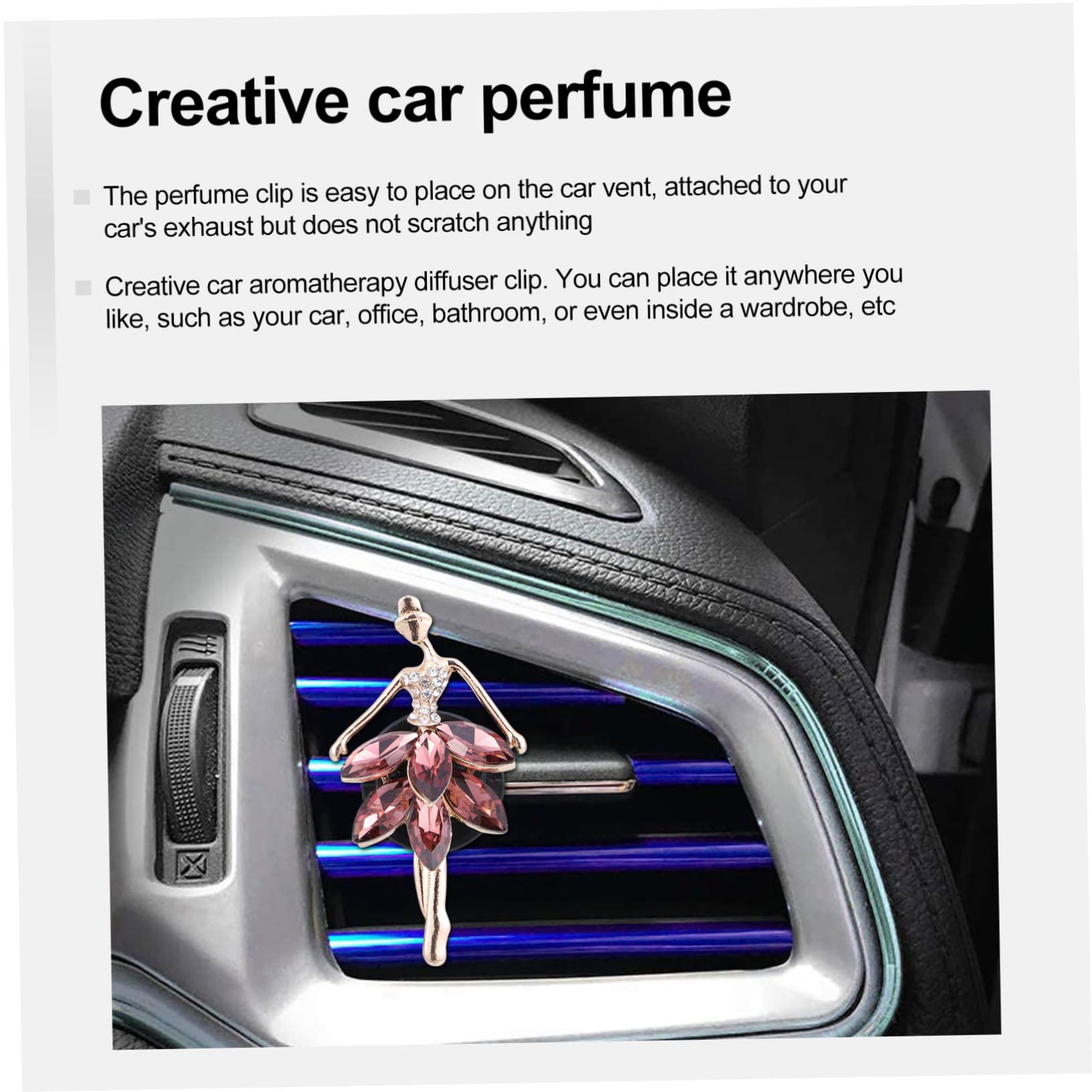 GLEAVI 3 Set Di Clip Per Auto Diffusore Di Profumo Per Auto Clip Per Diffusore Per Donne Nuovo Profumo 2 Pezzi * 3