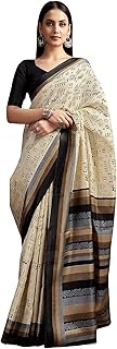 SIRIL Women's Bhagalpuri Silk Warli Printed Saree With Unstitched Blouse Piece Price In India