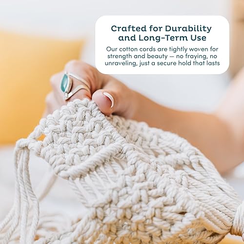 Miniatura 4 de Nook Theory Colgador de macramé para plantas, 2 ganchos de techo, maceta colgante para interiores y exteriores, soporte para plantas colgantes,