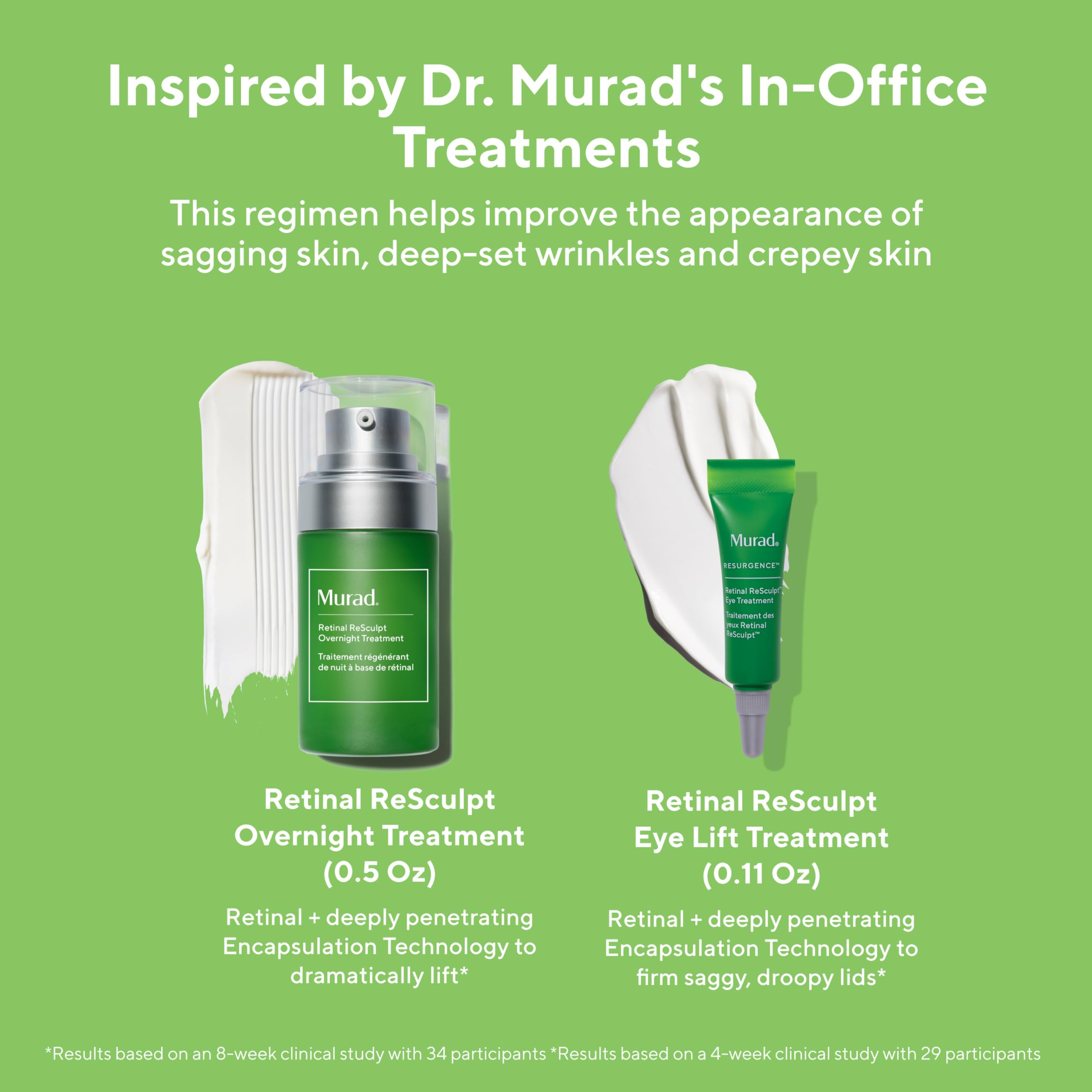 Murad Retinal Trial Kit (Worth £73), Lift and Resculpt with Retinal 2-Piece Trial Kit, Anti-Aging Set Encapsulated Retinal - Image 2