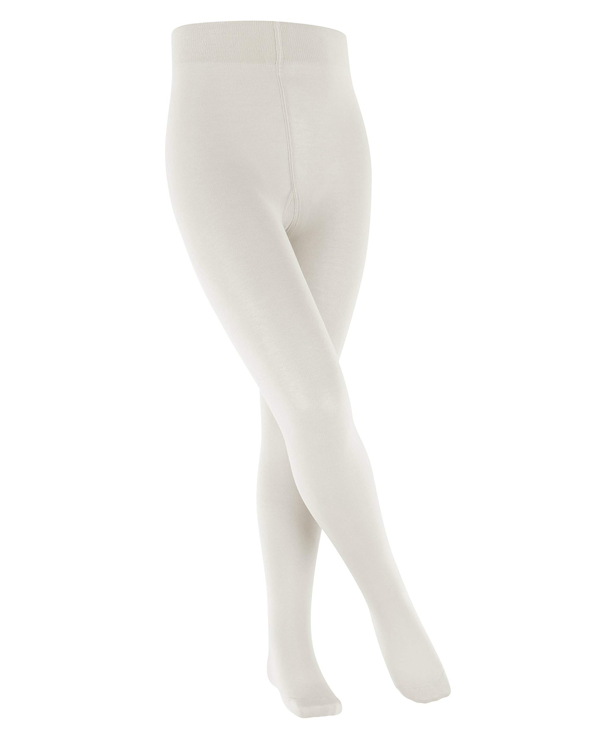 Falke - Leotardos para niña, talla 110-116 - talla alemana, color Blanco (Wollweiss)