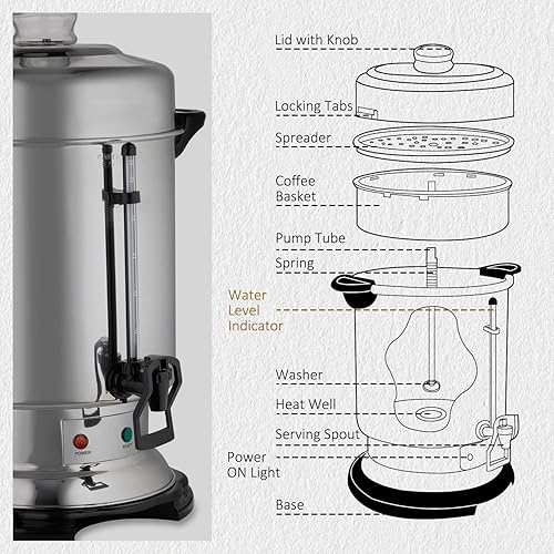 Miniatura 3 de HASMX Medidor de agua 990044300 para Hamilton Beach Sight Glass Tube Commercial Coffee Maker Urn Modelos D50065 D50065A D50065B D50065C (paquete de