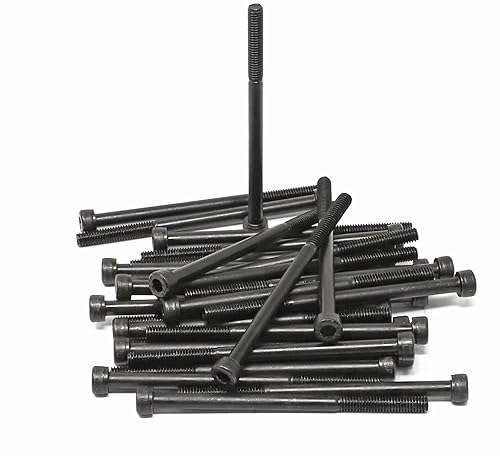 Miniatura 328 de iexcell 720 piezas de acero de aleación M4 x 6/8/10/12/16/20/25/30/35/40/45/50 de grado 12.9, tornillos de cabeza hexagonal, tornillos, arandelas