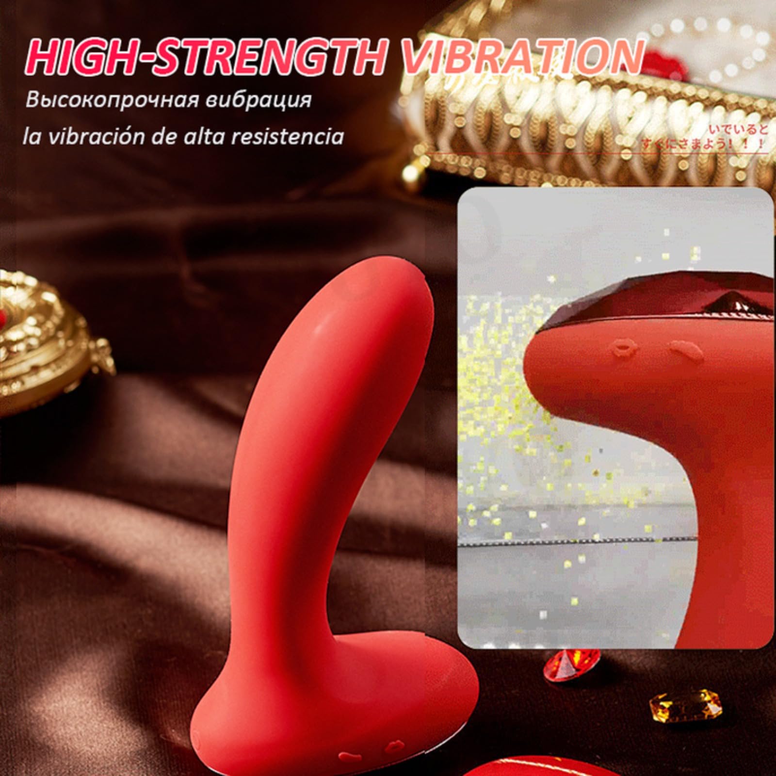 Plug anale vibratore anale vibratore del punto g delle donne vibratore senza fili del telecomando vibratore del gel di silice indossa giocattoli del sesso dildo anale Masturbatore