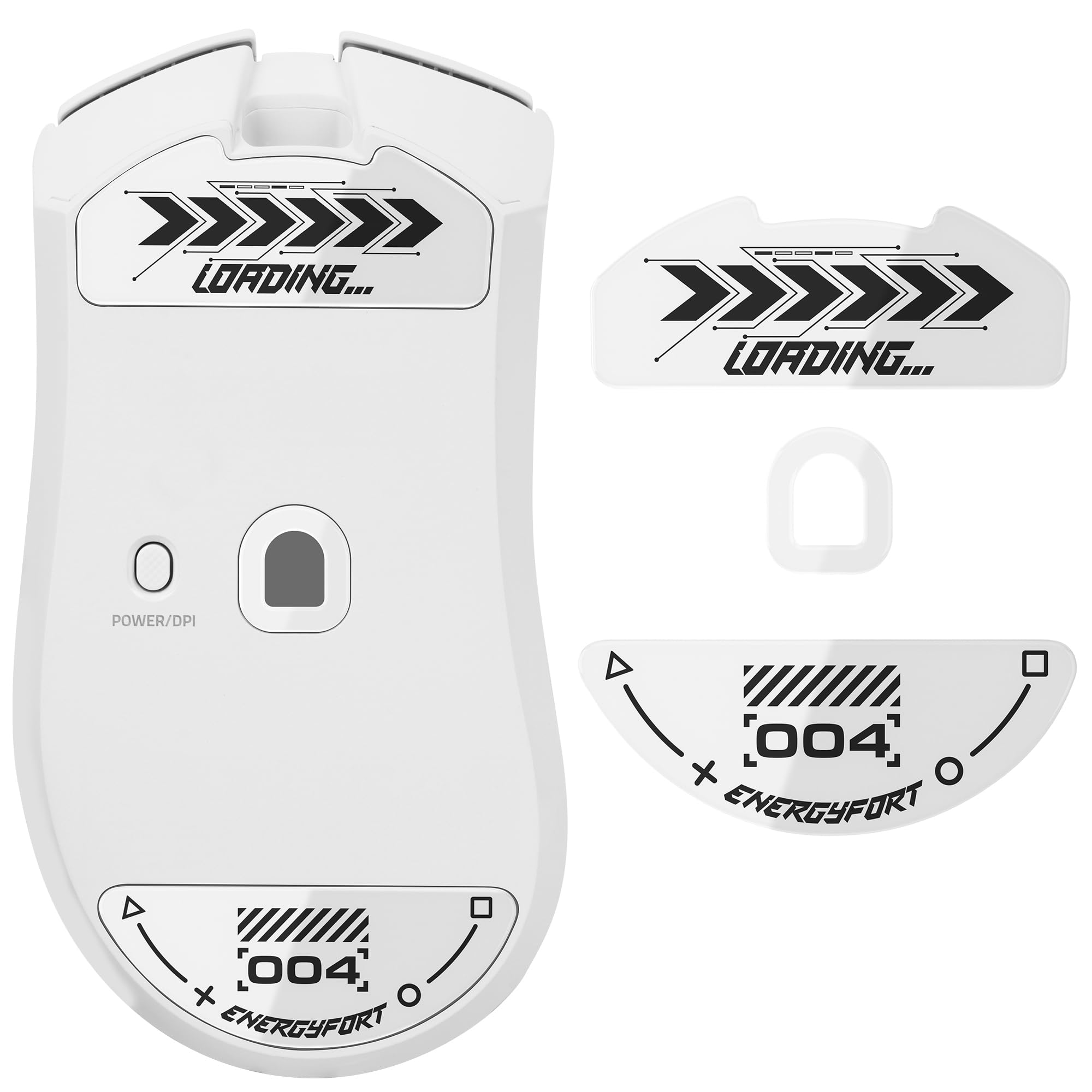 Mouse Skates for Razer DeathAdder V4 Pro Precision Molded Tempered Glass Feet Pads Super Controllable Smoothest Polished 2