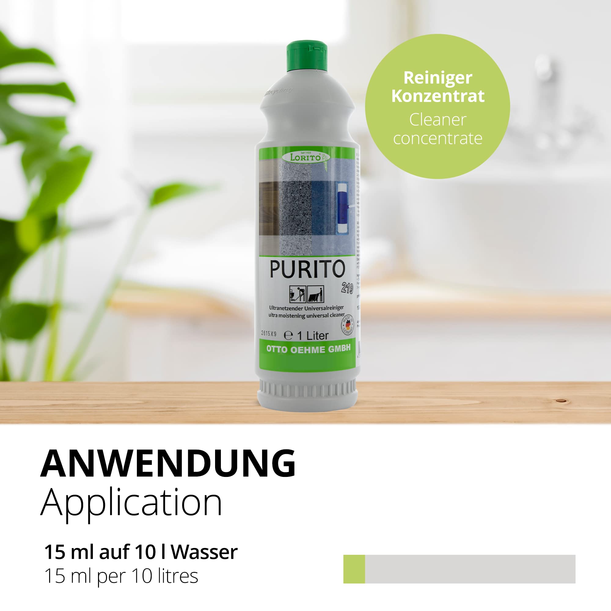 Lorito Purito ultranetzender Universalreiniger 12 x 1L Konzentrat