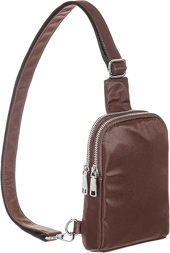 INICAT Bolsos cruzados pequeños de nailon para mujer, bolsa de 1 litro para hombre, bolsa de hombro, riñonera, artículos esenciales de viaje