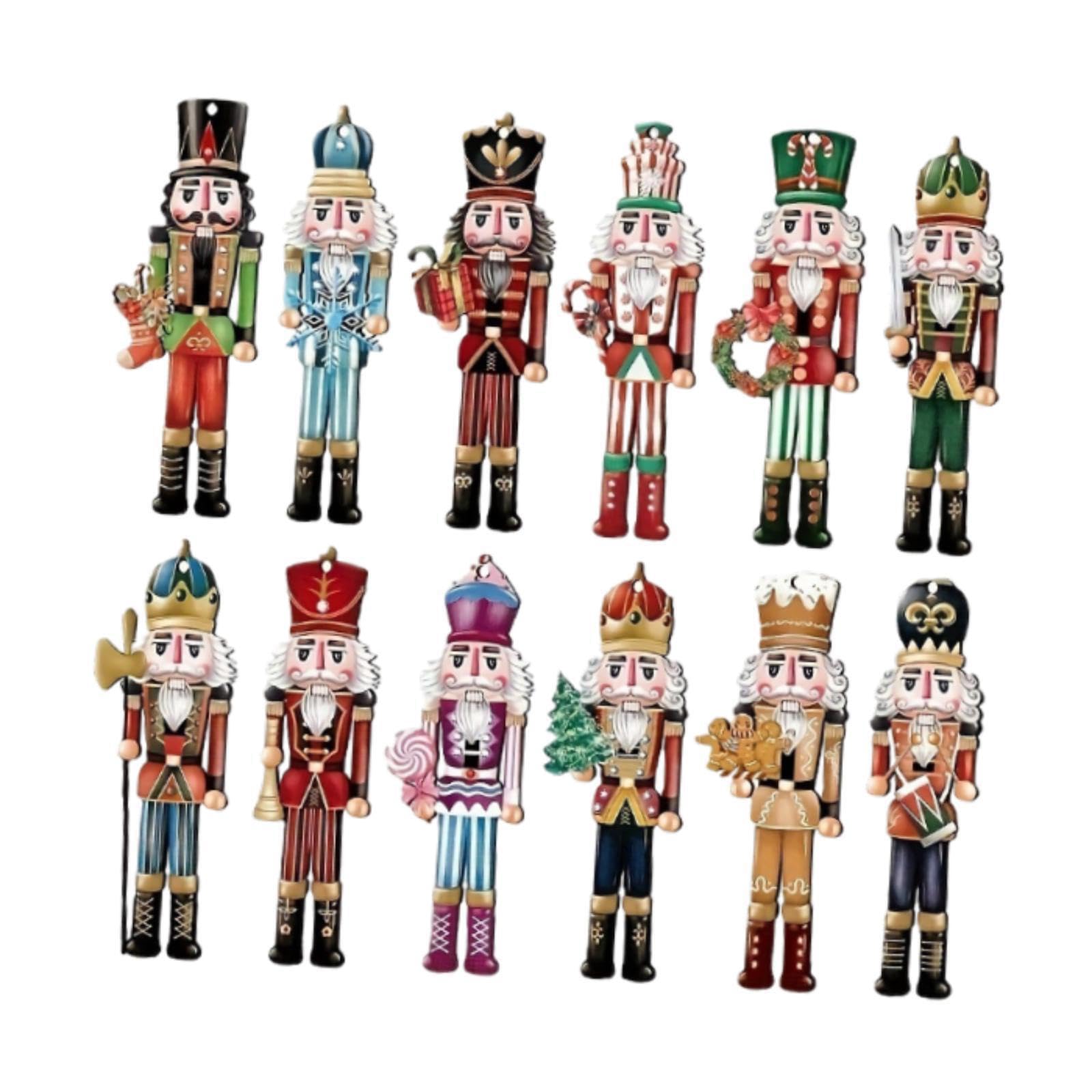 Twisaxc Wooden Nutcracker Statues Engaging Ornaments Holiday Decor Creating Fond Memories And Inviting Warmth Into Homes Home Decor Sculpture Ornament Crafts