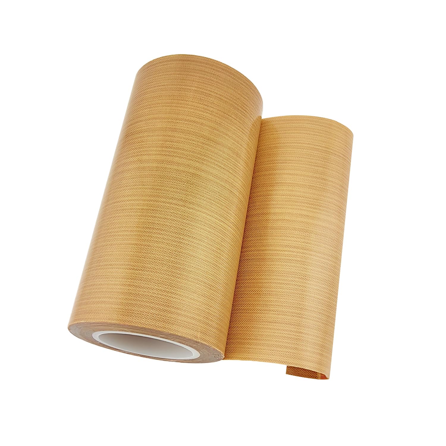 Qrity 1 sztuka taśmy teflonowej, taśma klejąca w wysokiej temperaturze, 120 mm x 10 m, grubość 0,18 mm, odporna na wysoką temperaturę do 300°C, do uszczelniania rąk, uszczelnienia impulsowego